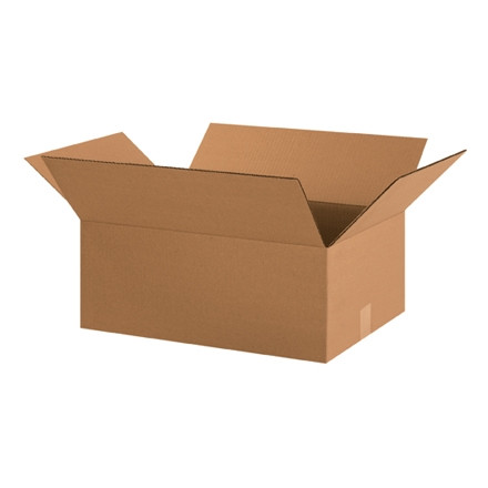 Boîtes en carton ondulé, 20 x 14 x 8 ", Kraft