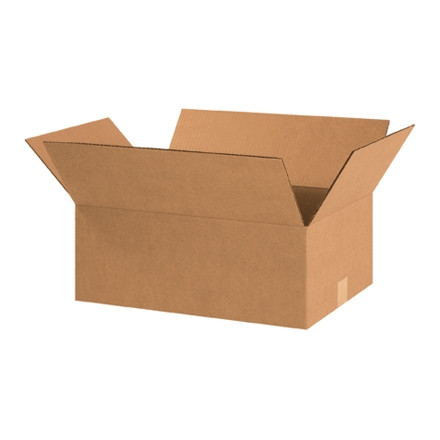 Boîtes en carton ondulé, 18 1/2 x 12 1/2 x 7 ", Kraft