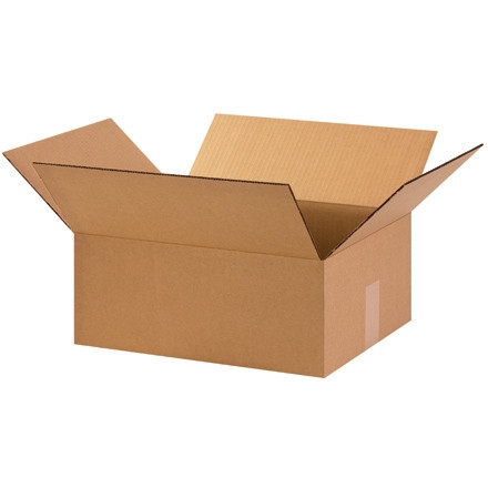 Boîtes en carton ondulé, 15 x 12 x 6 ", Kraft