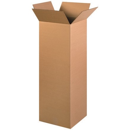 Boîtes en carton ondulé, 12 x 12 x 36 ", Kraft