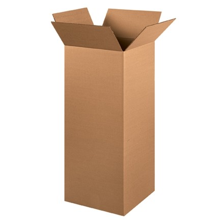 Boîtes en carton ondulé, 12 x 12 x 30 ", Kraft