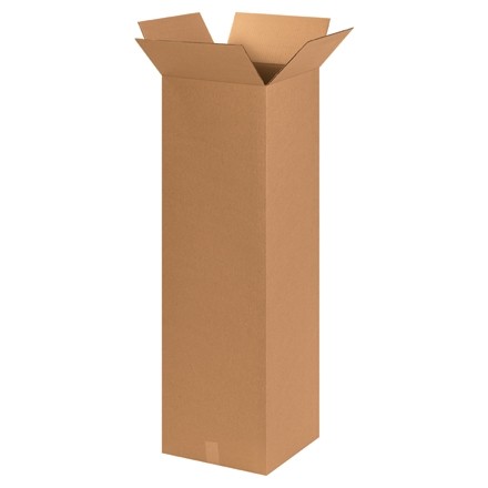 Boîtes en carton ondulé, 15 x 15 x 48 ", Kraft