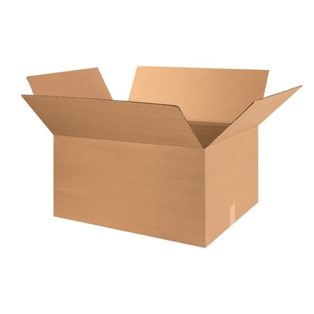 Boîtes en carton ondulé, 28 x 18 x 12 ", Kraft