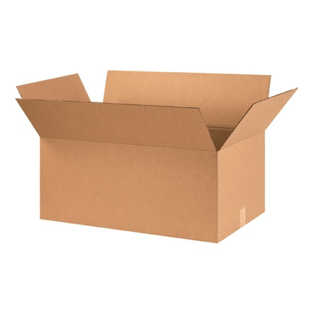 Boîtes en carton ondulé, 28 x 16 x 12 ", Kraft