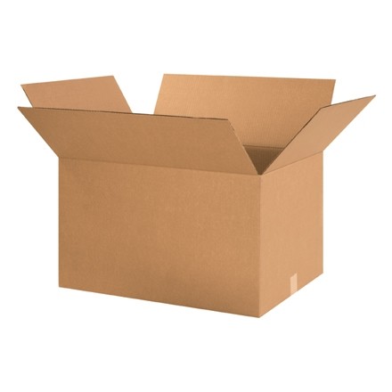 Boîtes en carton ondulé, 24 x 18 x 14 ", Kraft