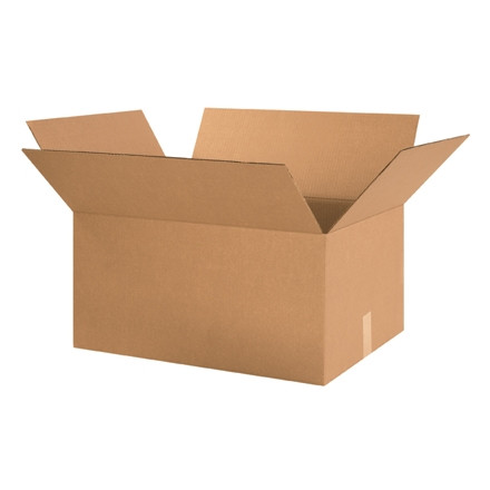 Boîtes en carton ondulé, 24 x 18 x 12 ", Kraft