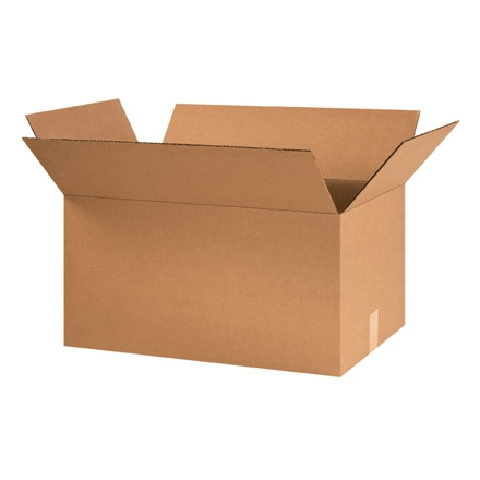 Boîtes en carton ondulé, 24 x 14 x 12 ", Kraft