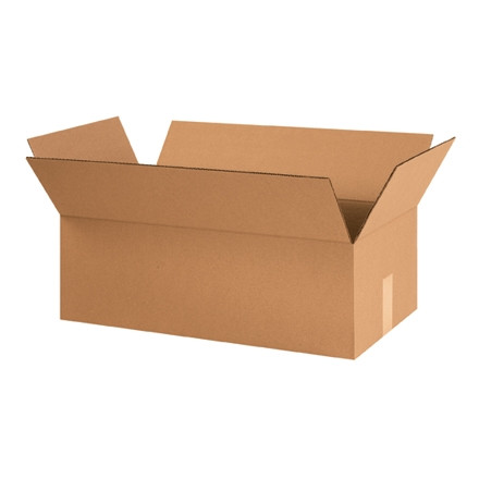 Boîtes en carton ondulé, 24 x 12 1/2 x 8 ", Kraft