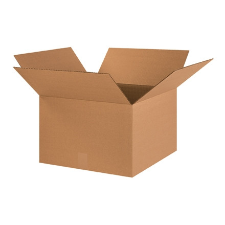 Boîtes en carton ondulé, 18 x 18 x 12 ", Kraft