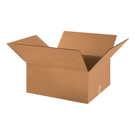 Boîtes en carton ondulé, 18 x 16 x 8 ", Kraft