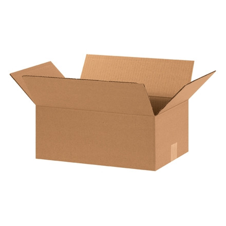 Boîtes en carton ondulé, 15 x 10 x 6 ", Kraft