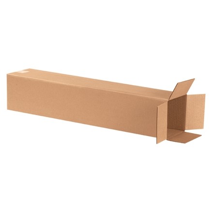 Boîtes en carton ondulé, 6 x 6 x 29 ", Kraft