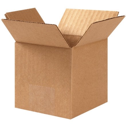 Boîtes en carton ondulé, 3 x 3 x 3 ", Kraft