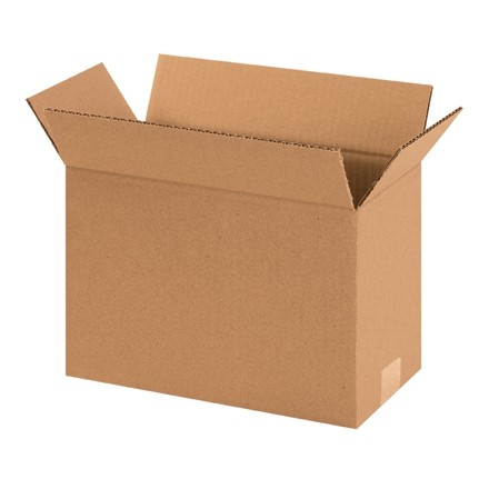 Boîtes en carton ondulé, 12 x 6 x 8 ", Kraft