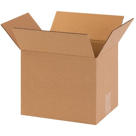 Boîtes en carton ondulé, 10 x 8 x 10 ", Kraft