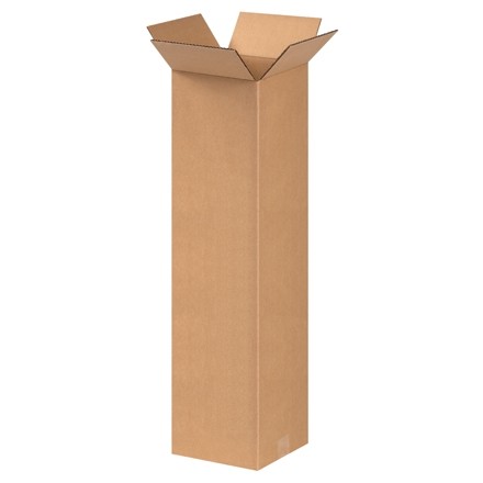 Boîtes en carton ondulé, 9 x 9 x 30 ", Kraft