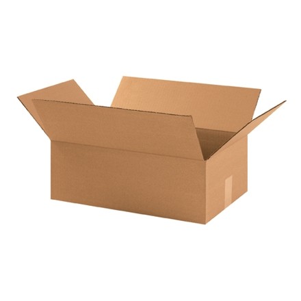 Boîtes en carton ondulé, 17 1/4 x 11 1/2 x 6 ", Kraft