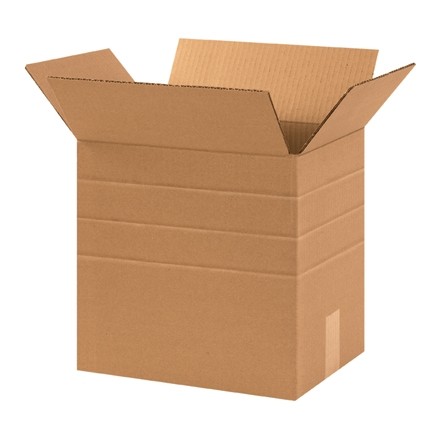 Boîtes en carton ondulé, 12 1/4 x 9 1/4 x 12 ", Kraft