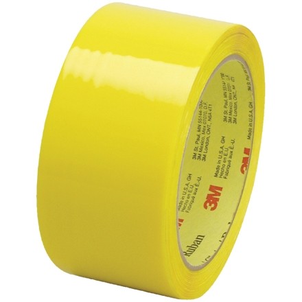 Ruban de scellage pour carton 3M 373 - 2 po x 55 verges, jaune