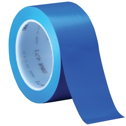 Ruban de vinyle 3M 471 - 2 "x 36 verges, Bleu