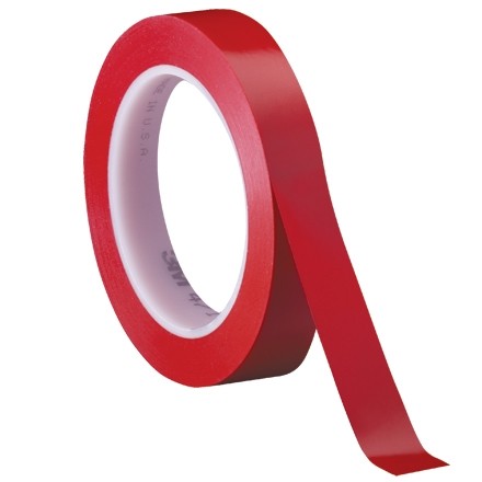 Ruban de vinyle 3M 471 - 1/2 "x 36 verges, rouge
