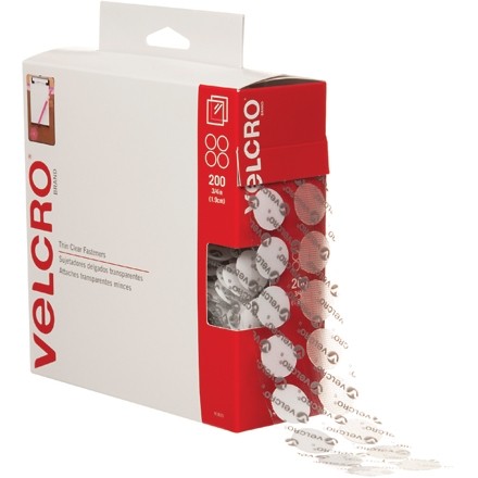 Velcro® Combo Dots Pack - 3/4 ", Transparent
