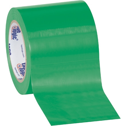 Ruban de sécurité en vinyle TPC, 4 po x 36 verges, vert