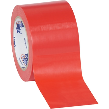 Ruban de sécurité en vinyle TPC, 3 po x 36 verges, rouge