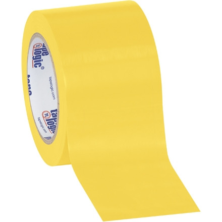Ruban de sécurité en vinyle TPC - 3 po x 36 verges, jaune