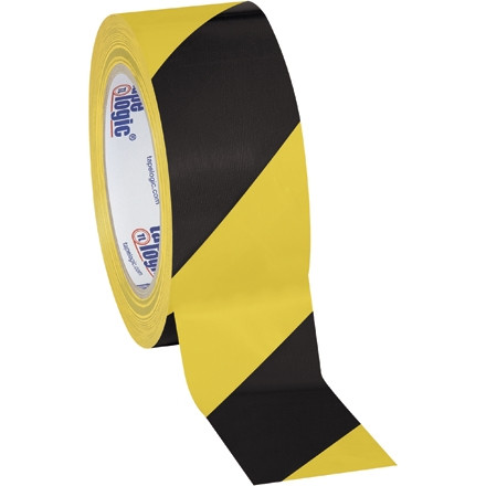 Ruban de sécurité TPC en vinyle, 2 po x 36 verges, jaune / noir