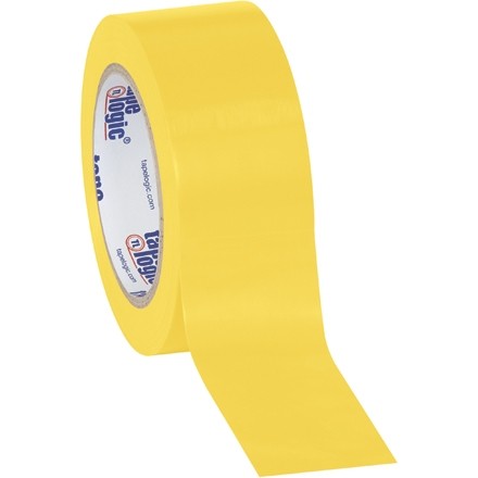 Ruban de sécurité en vinyle TPC - 2 po x 36 verges, jaune