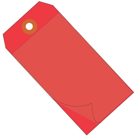 Étiquettes à plastifier - 6 1/4 x 3 1/8 ", rouge