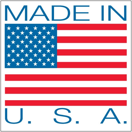 Étiquettes "Made In USA", 4 x 4 "