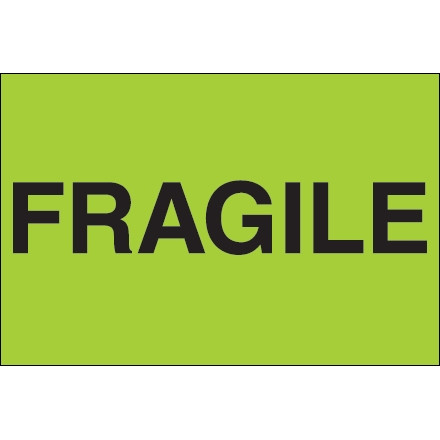 Étiquette "Fragile" - 3 x 5 "