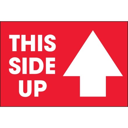 Étiquette "This Side Up" - 2 x 3 "