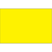 Étiquettes d'inventaire jaune fluorescent - 3 x 6 po