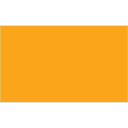 Étiquettes d'inventaire orange fluorescent - 3 x 5 "