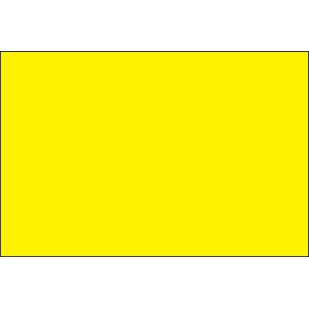 Étiquettes d'inventaire jaune fluorescent - 3 x 10 "