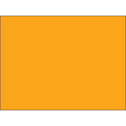Étiquettes d'inventaire orange fluorescent - 3 X 4 "