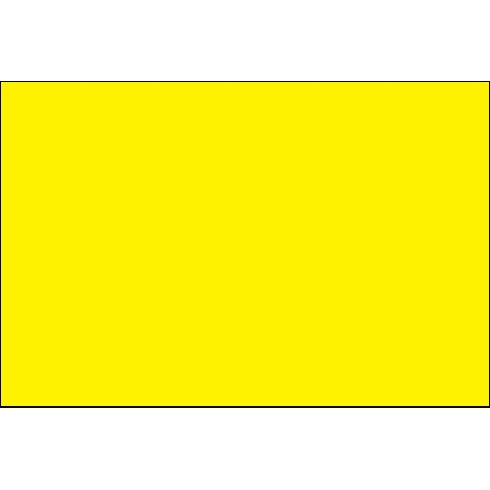 Étiquettes d'inventaire jaune fluorescent - 2 X 3 "