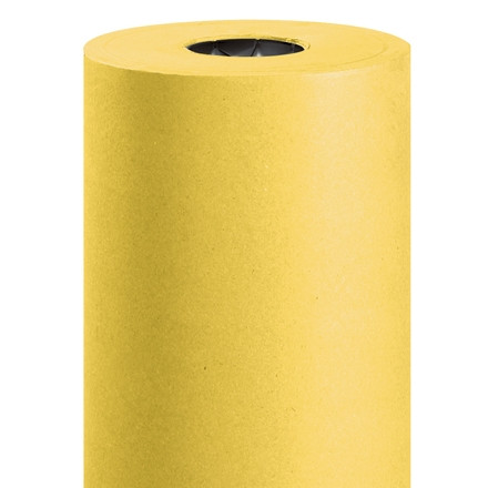 Papier kraft jaune de 50 lb - 36 po x 1000 pi