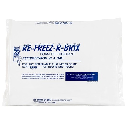 Re-Freez-R-Brix ™ 64 oz. Briques Froides - 11 1/4 X 9 1/4 X 1 "