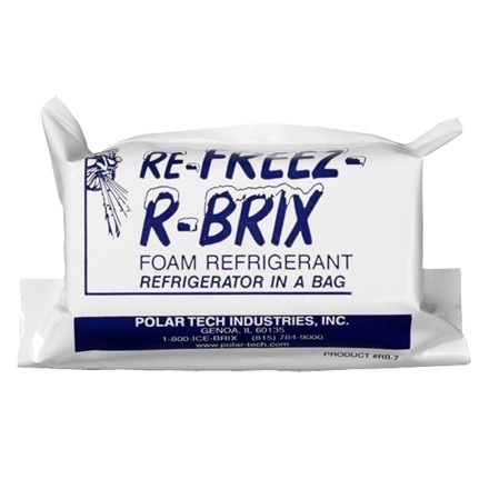 Re-Freez-R-Brix ™ 7,5 oz Briques Froides - 4 1/2 X 2 X 1 1/2 "
