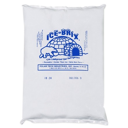 Ice-Brix ™ 24 oz Cold Packs - 8 X 6 X 1 1/4 "