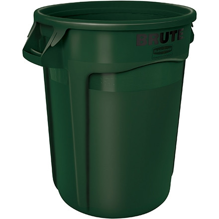 Rubbermaid® Brute® Contenant de recyclage - 32 gallons, vert