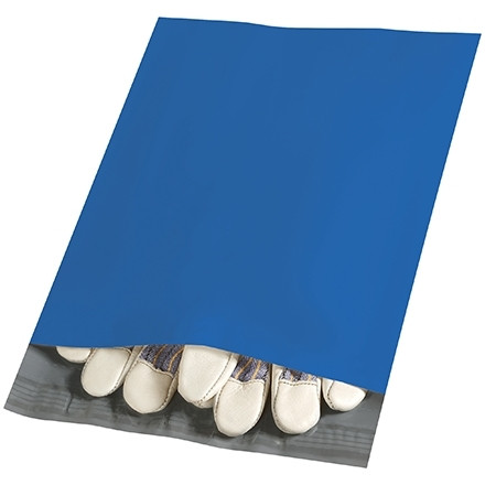 Enveloppes en polyéthylène, bleues, 10 x 13"