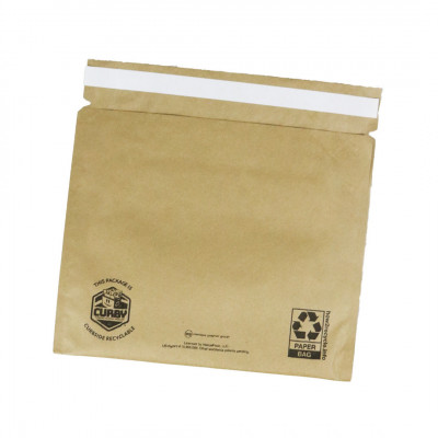 Curby Mailer, 9 7/8" x 9 ½" – enveloppes de protection recyclables auto-scellantes en bordure de rue
