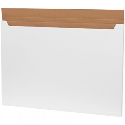 Enveloppes à plis faciles, Jumbo, blanches, 38 x 26 x 1 